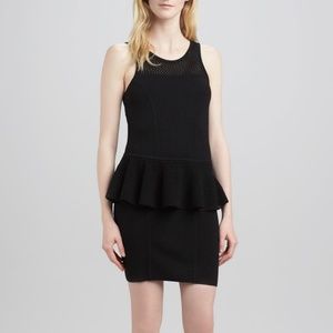 Milly Nicole Peplum Knit Dress Size S